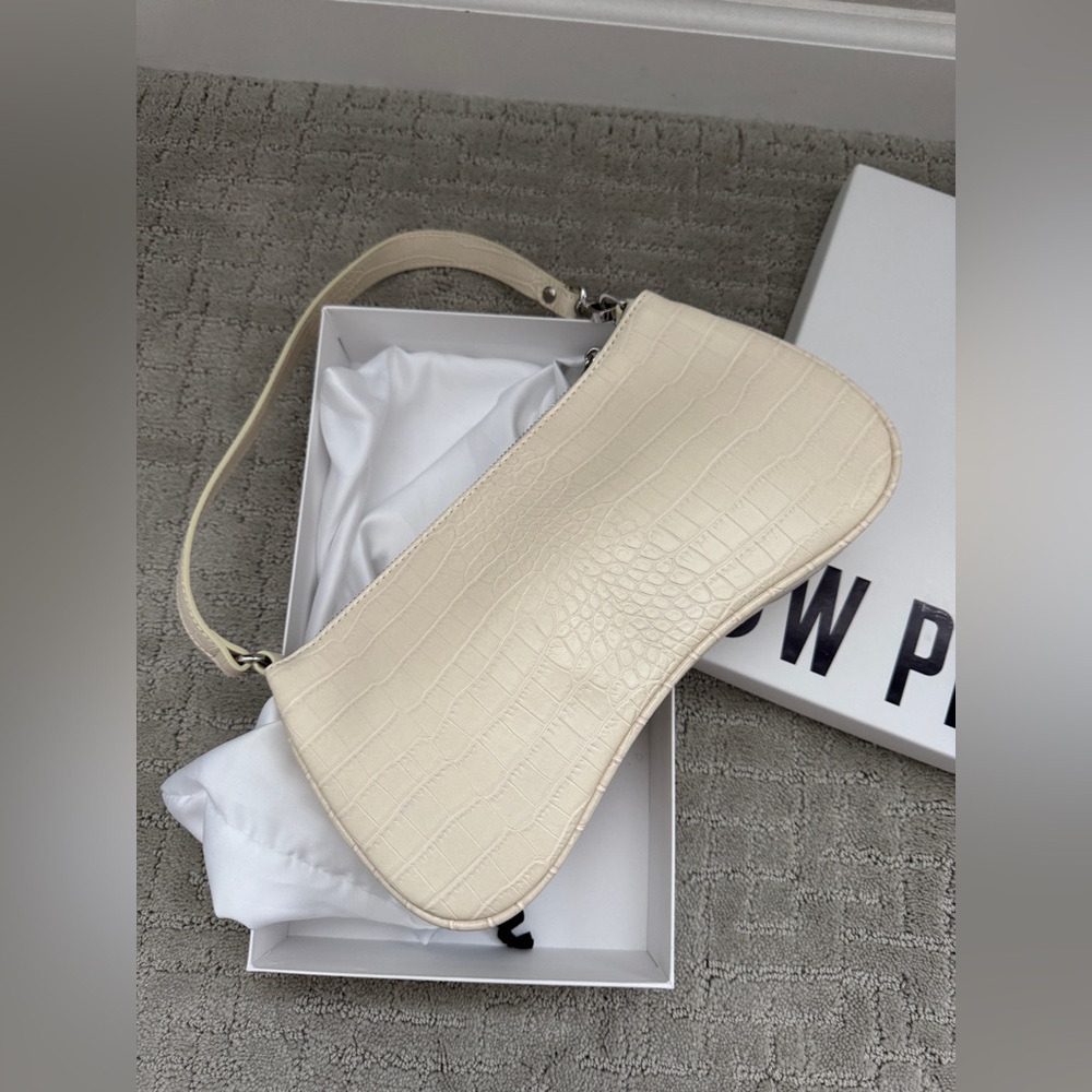 BRAND NEW JW PEI Cream Crocodile-Embossed Women's Bag
